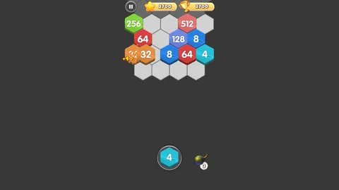 Hexa Fusion 2048 screenshot
