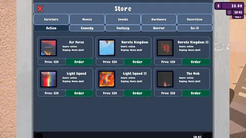 Rental Store Simulator screenshot