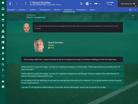 Football Manager 2018 screenshot