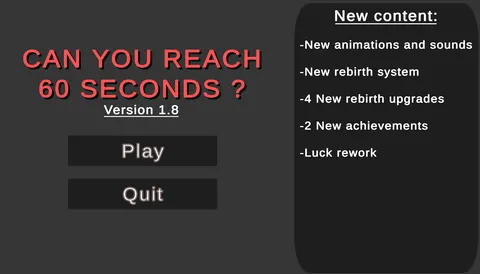 Can you reach 60 seconds screenshot