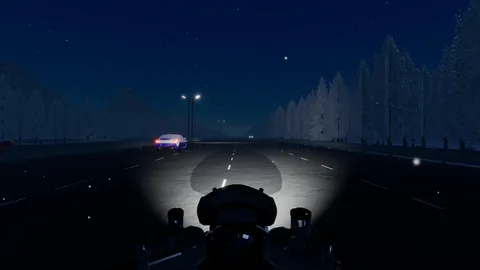 Motorcycle Night Ride screenshot