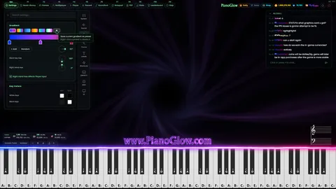 Piano Glow screenshot