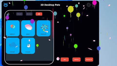 3D Desktop Pets screenshot