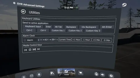 OVR Advanced Settings screenshot