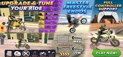 Wheelie King 8 - Motorbike simulator 3D screenshot