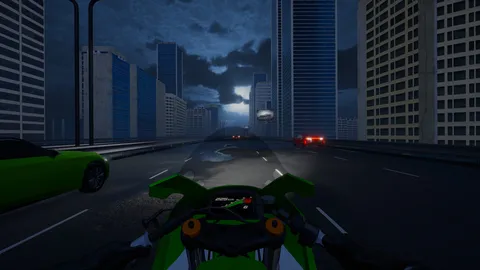 Motorcycle Night Ride screenshot