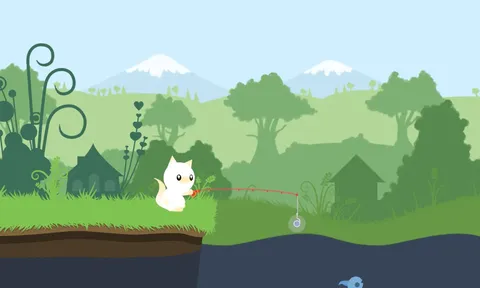 Cat Goes Fishing screenshot