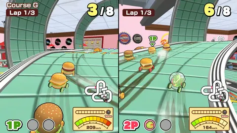 BURGER RACE screenshot