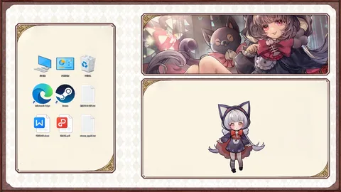 Desktop Kitten Girl screenshot