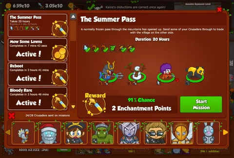 Crusaders of the Lost Idols screenshot