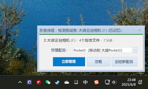 Organizer screenshot