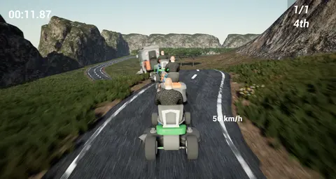 Lawnmower Game Racing 2: Drunken screenshot