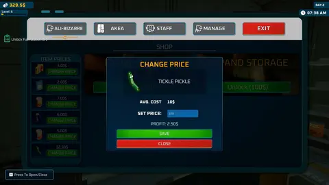 Alien Market Simulator screenshot