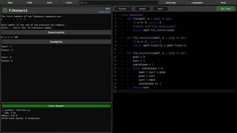Code Trainer screenshot