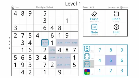 Minimalist Sudoku screenshot