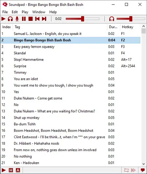Soundpad screenshot