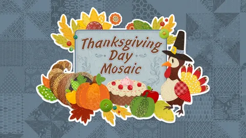 Thanksgiving Day Mosaic screenshot