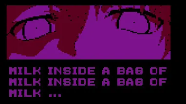 Milk inside a bag of milk inside a bag of milk cover