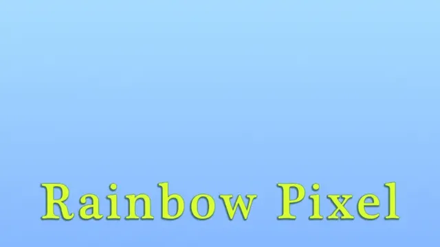Rainbow Pixel - Color by Number cover