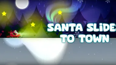 Santa Slides to Town cover