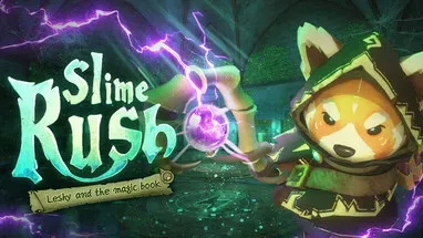 Slime Rush : Leshy and the Magic Book cover