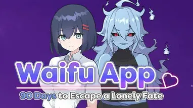 Waifu App: 90 Days to Escape a Lonely Fate cover
